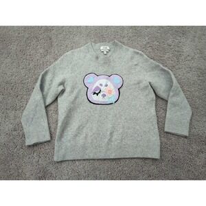 COS Pullover Sweater Womens Large Relaxed Bear 60% Wool 10%‎ Yak Hair